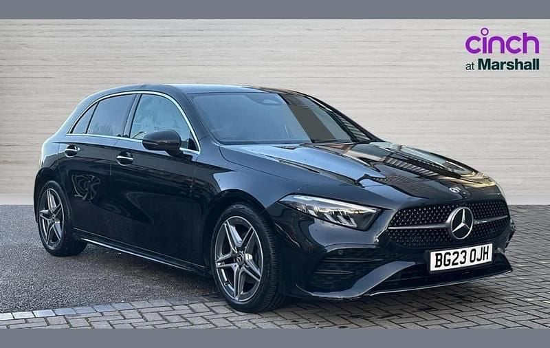 Black Used 2023 Mercedes A180 AMG Line Premium Hatchback | £22,733 (Fair price) - Image 1/4