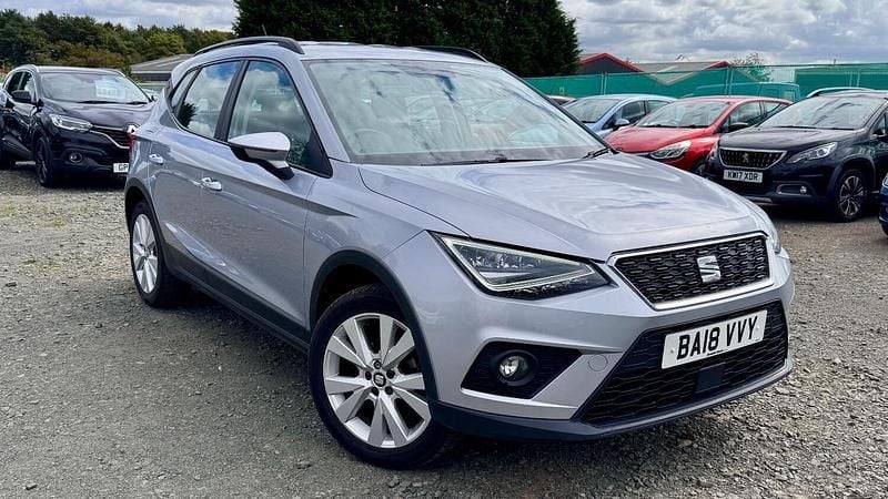 Silver Used 2018 Seat Arona SE SUV | £7,295 (Fair price) - Image 1/3