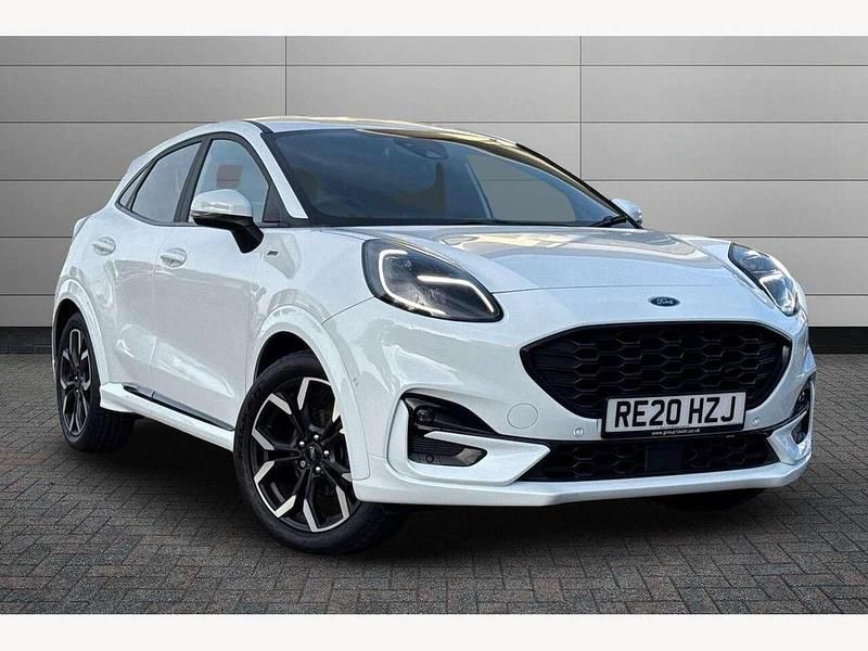 White Used 2020 Ford Puma Gen-E ST-Line X SUV | £14,850 (Fair price) - Image 1/4