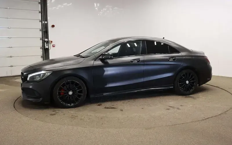 Used Mercedes CLA220 AMG line 177 HP (130 kW) 2016 Black Coupe