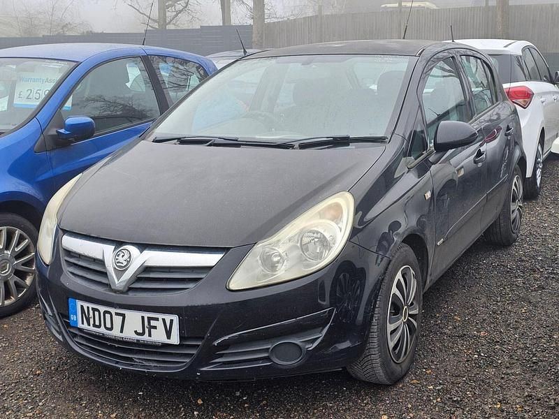 Used Vauxhall Corsa Club 2007 Black Hatchback