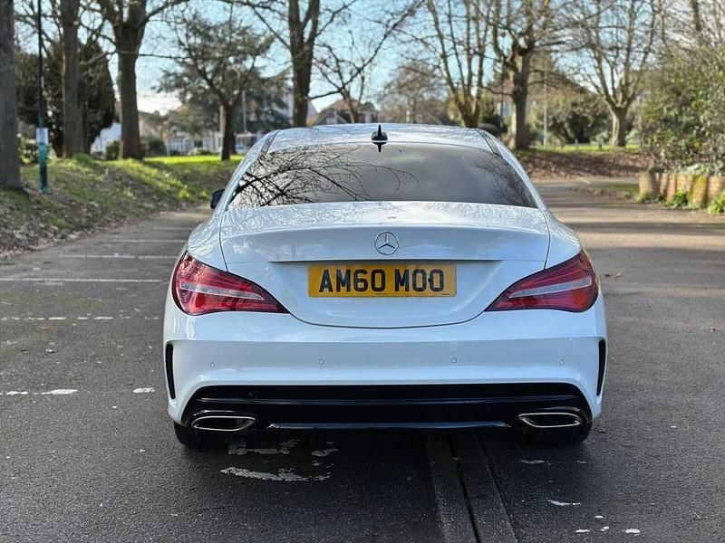 Used Mercedes CLA180 AMG line 122 HP (89 kW) 2016 White Sedan