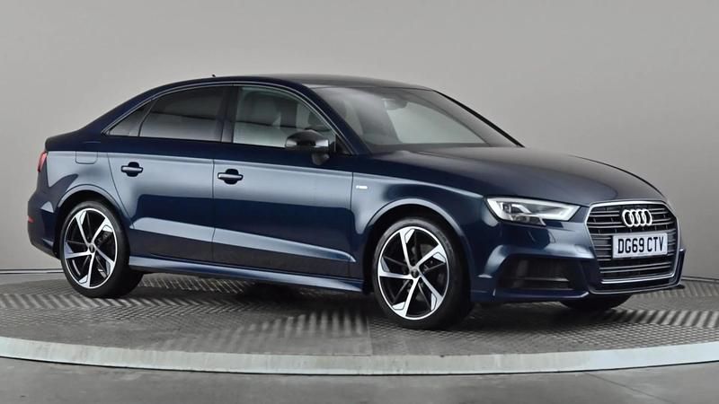 Blue Used 2019 Audi A3 Black Edition Sedan | £18,998 (Fair price) - Image 1/4