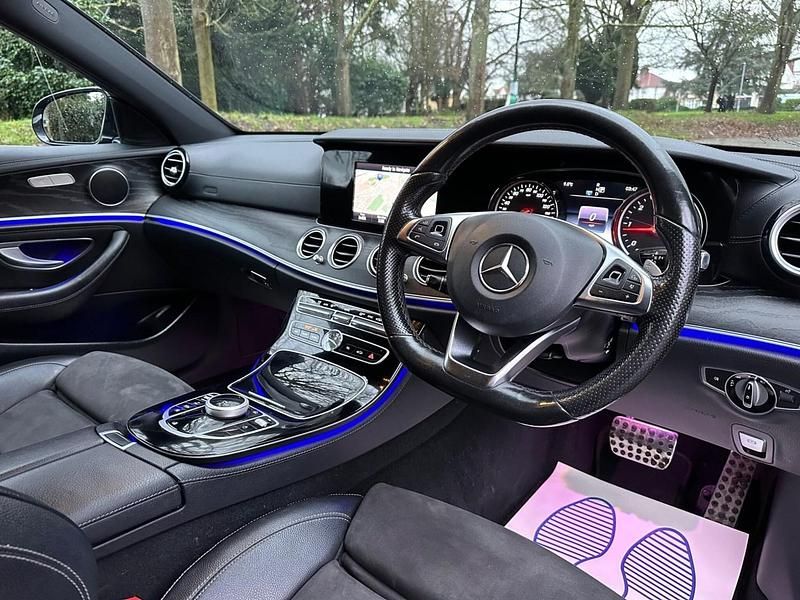 Used Mercedes E220 AMG line 2016 Black Sedan