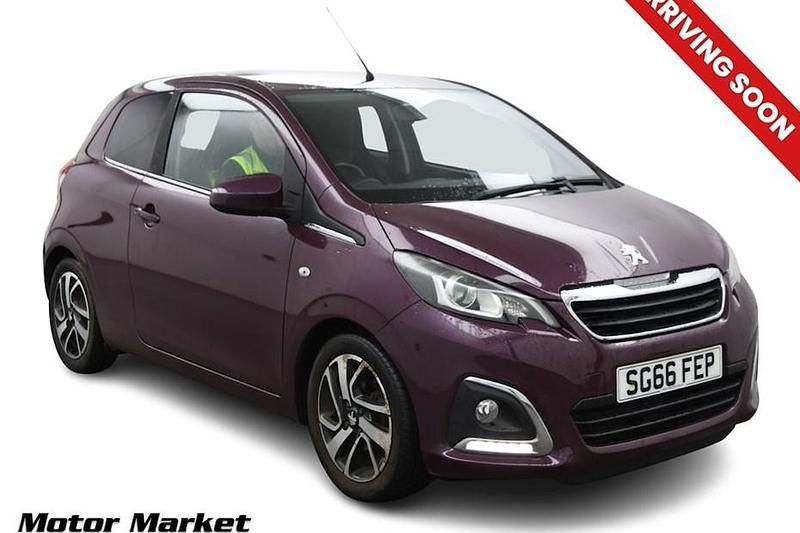 Used Peugeot 108 Allure 82 HP (60 kW) 2016 Mauve/purple Hatchback