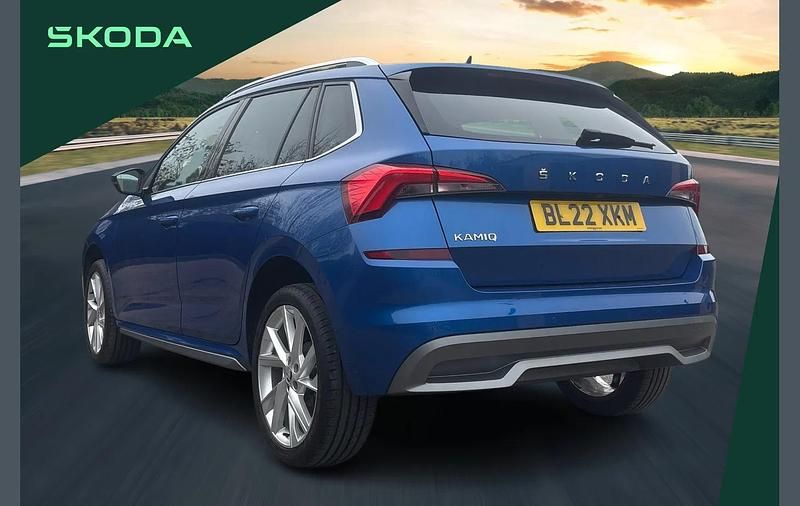 Used Skoda Kamiq SE L Executive 115 HP (84 kW) 2022 Blue SUV