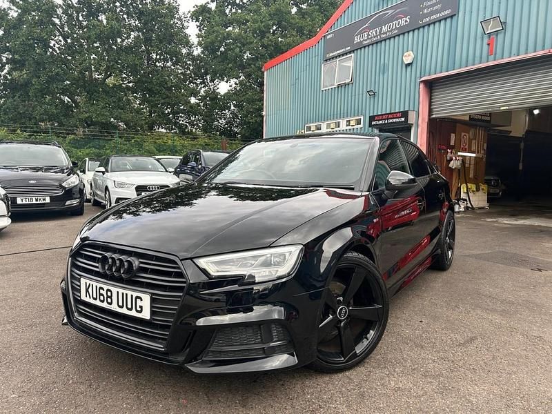 Black Used 2018 Audi A3 Black Edition Sedan | £11,995 (Fair price) - Image 1/4