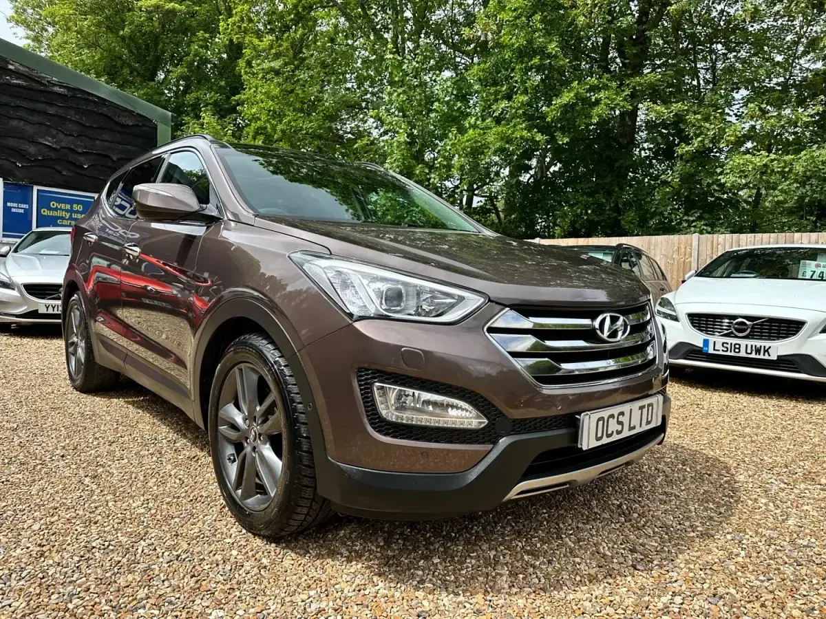 Begagnad Hyundai Santa Fe Premium SE 2014 Brun SUV