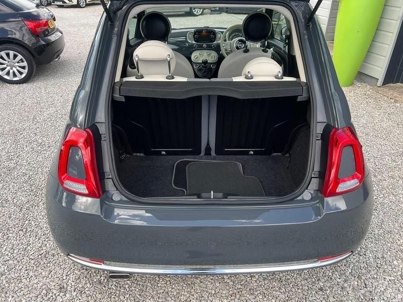 Used Fiat 500 Lounge 69 HP (50 kW) 2018 Grey Hatchback