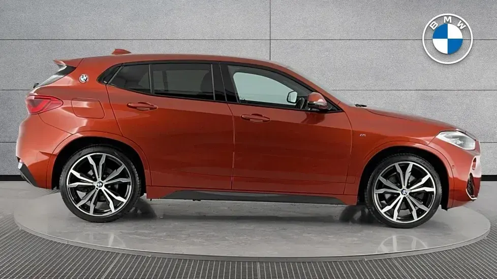 Used BMW X2 M Sport 187 HP (137 kW) 2018 Orange SUV