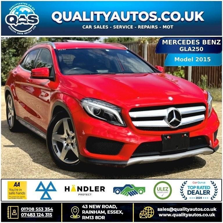 Red Used 2015 Mercedes GLA250 AMG SUV | £12,995 - Image 1/4