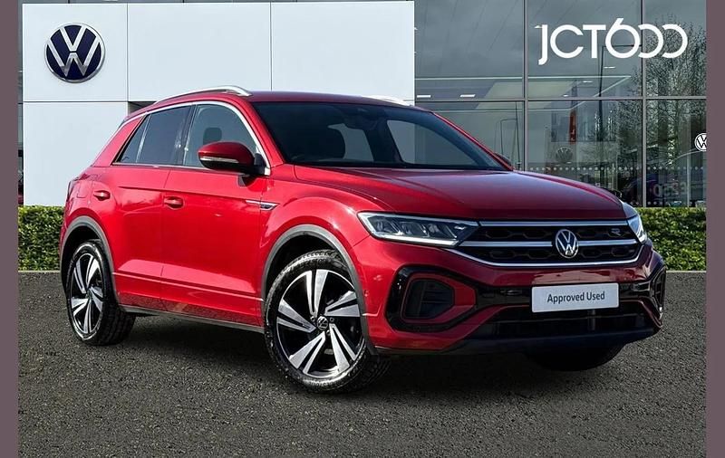 Used VW T-Roc R-line 150 HP (110 kW) 2022 Red SUV