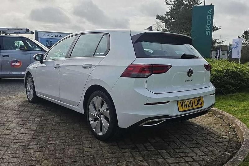 Used VW Golf VII Style 2020 White Hatchback