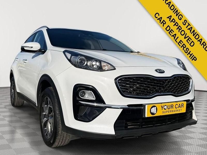 Begagnad Kia Sportage 130 HK (95 kW) 2019 Vit SUV
