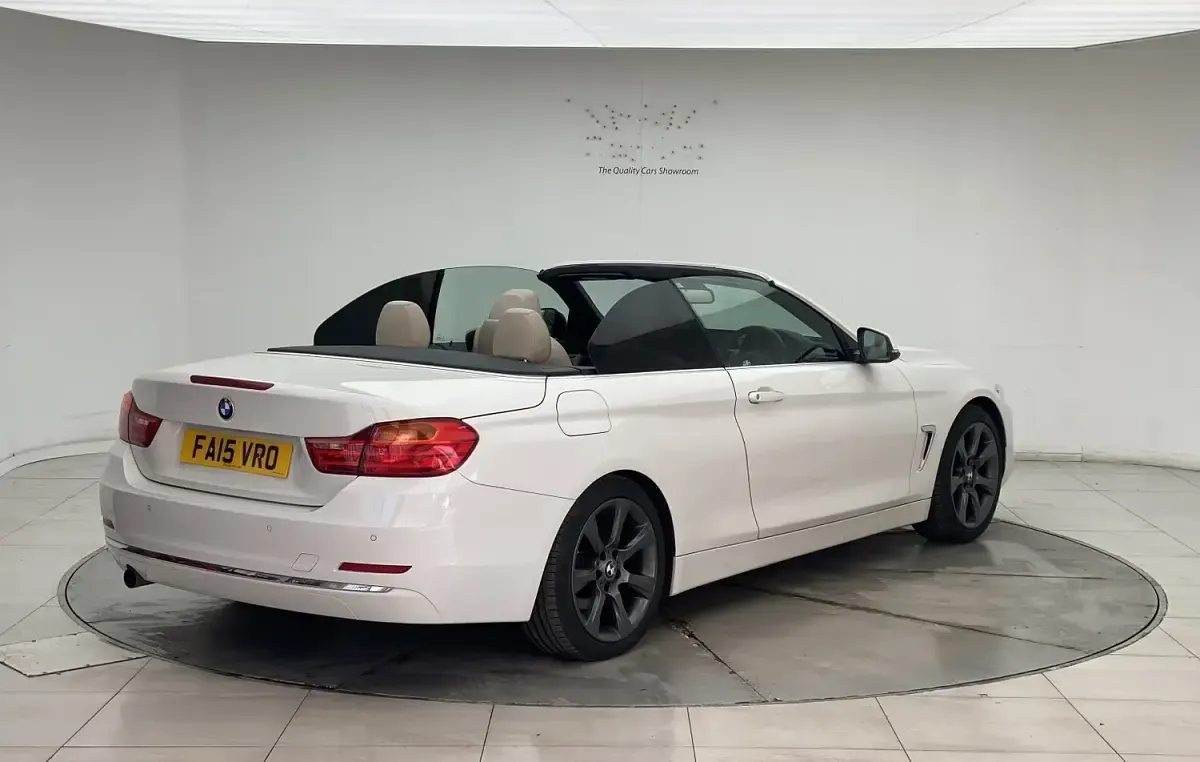 Used BMW 420 Luxury Line 2015 White Cabriolet
