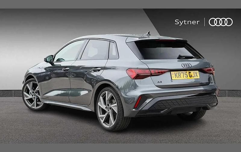 Used Audi A3 Black Edition 147 HP (108 kW) 2025 Grey Hatchback