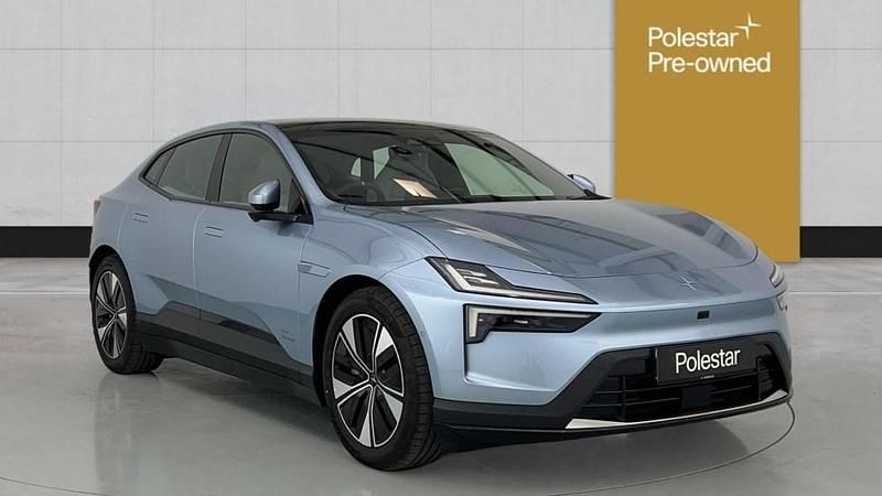 Blue Used 2025 Polestar 4 Long Range Single Motor SUV | £41,992 (Fair price) - Image 1/4