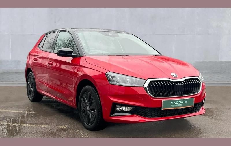 Used Skoda Fabia Design Edition 113 HP (83 kW) 2026 Velvet red metallic black magic pearl effect Hatchback