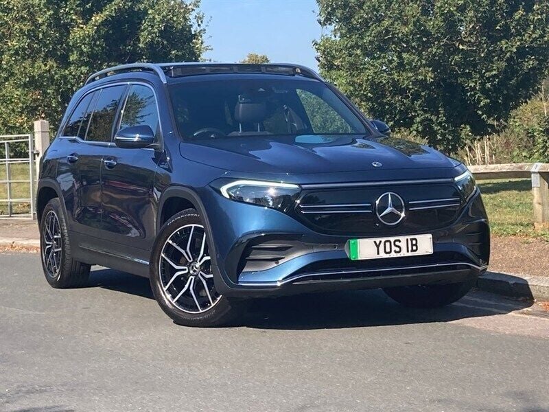 Blue Used 2022 Mercedes EQB350 AMG line SUV | £35,495 (Expensive) - Image 1/4