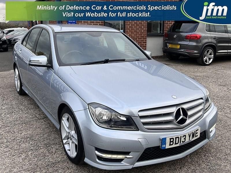 Silver Used 2013 Mercedes C180 AMG Sedan | £7,995 (Fair price) - Image 1/4