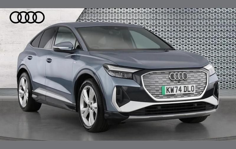 Blue Used 2024 Audi Q4 Sportback e-tron S-Line SUV | £28,990 (Super price) - Image 1/4