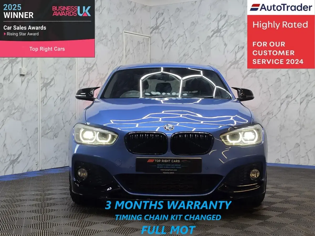 Used BMW 118 M Sport 136 HP (100 kW) 2015 Blue Hatchback