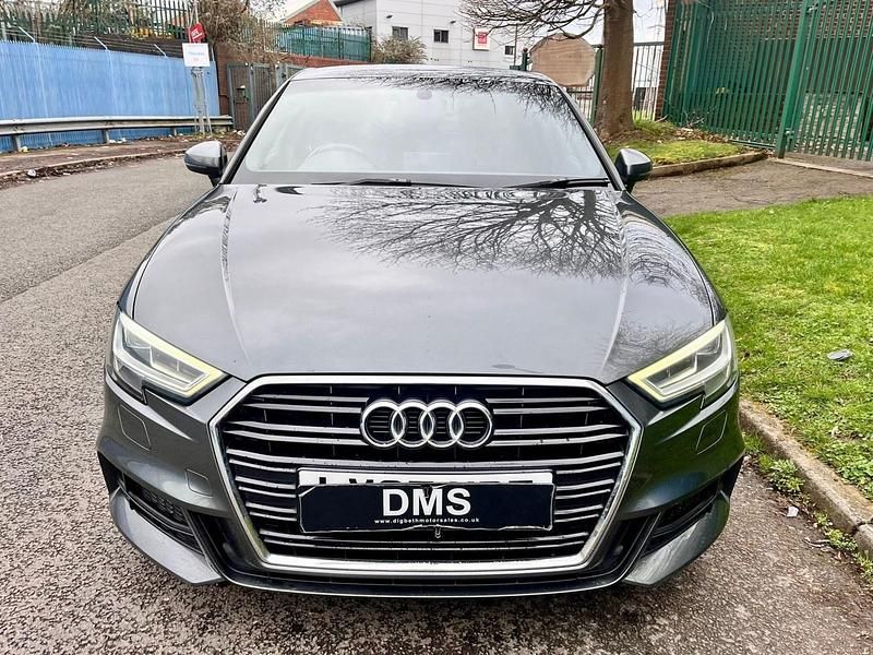 Used Audi A3 S-Line 150 HP (110 kW) 2017 Grey Hatchback
