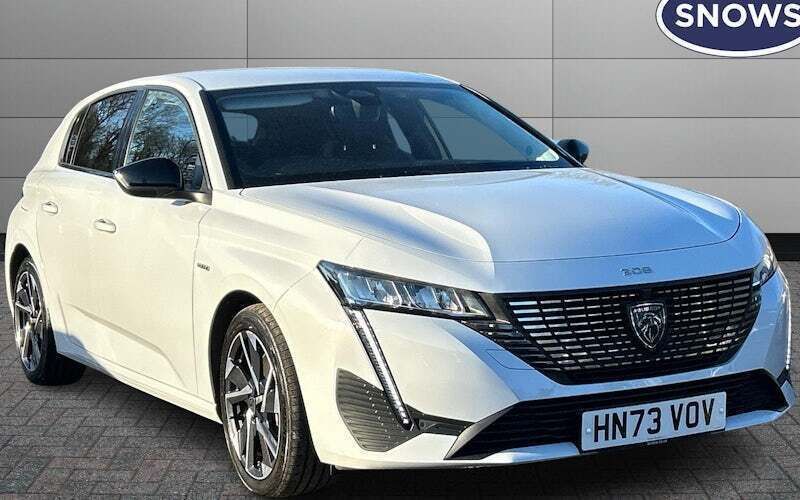 White Used 2023 Peugeot 308 Allure Premium Hatchback | £19,467 (Good price) - Image 1/4