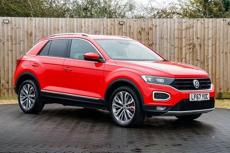Red Used 2018 VW T-Roc SEL SUV | £14,295 (Fair price) - Image 1/4