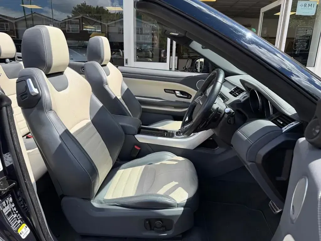Used Land Rover Range Rover evoque Black Edition 2017 Blue Cabriolet