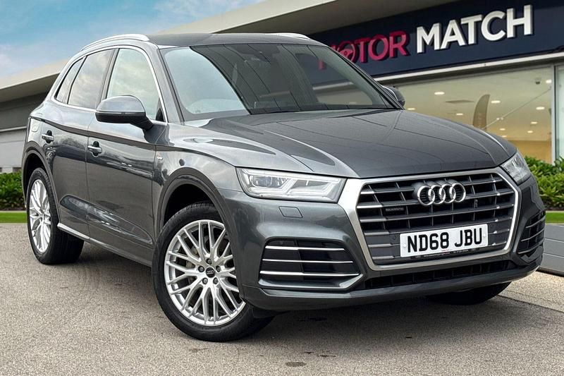 Grey Used 2019 Audi Q5 S-Line SUV | £22,990 (Good price) - Image 1/4