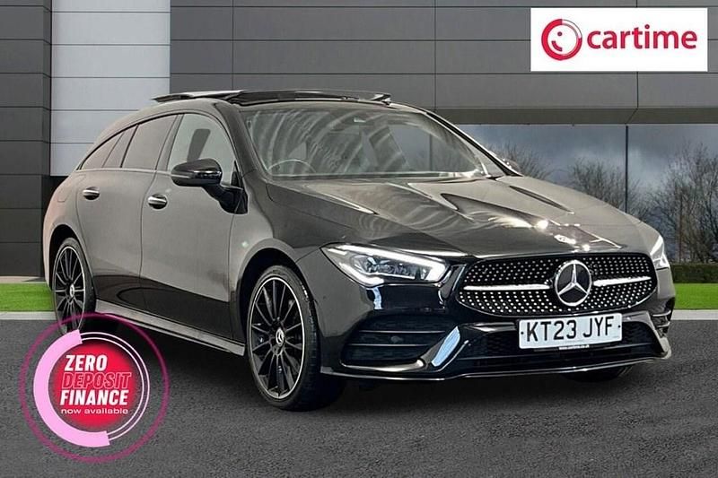 Black Used 2023 Mercedes CLA250e Shooting Brake AMG line Estate | £24,199 (A bit pricey) - Image 1/4