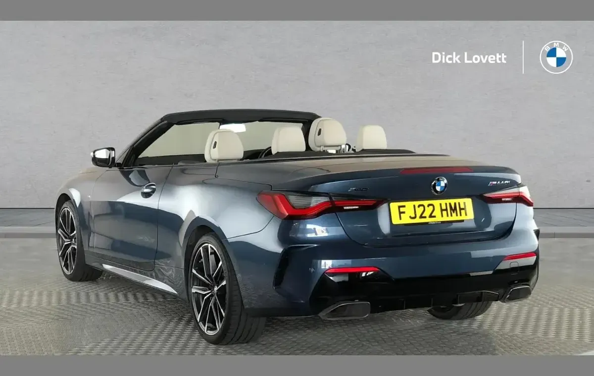 Used BMW M440 M Sport 368 HP (270 kW) 2022 Blue Cabriolet