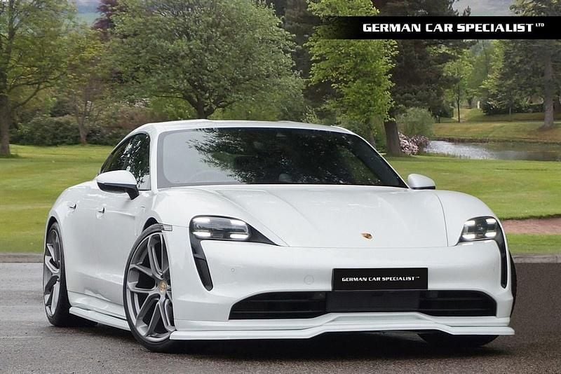Pure white Used 2020 Porsche Taycan 4S Sedan | £39,990 - Image 1/4