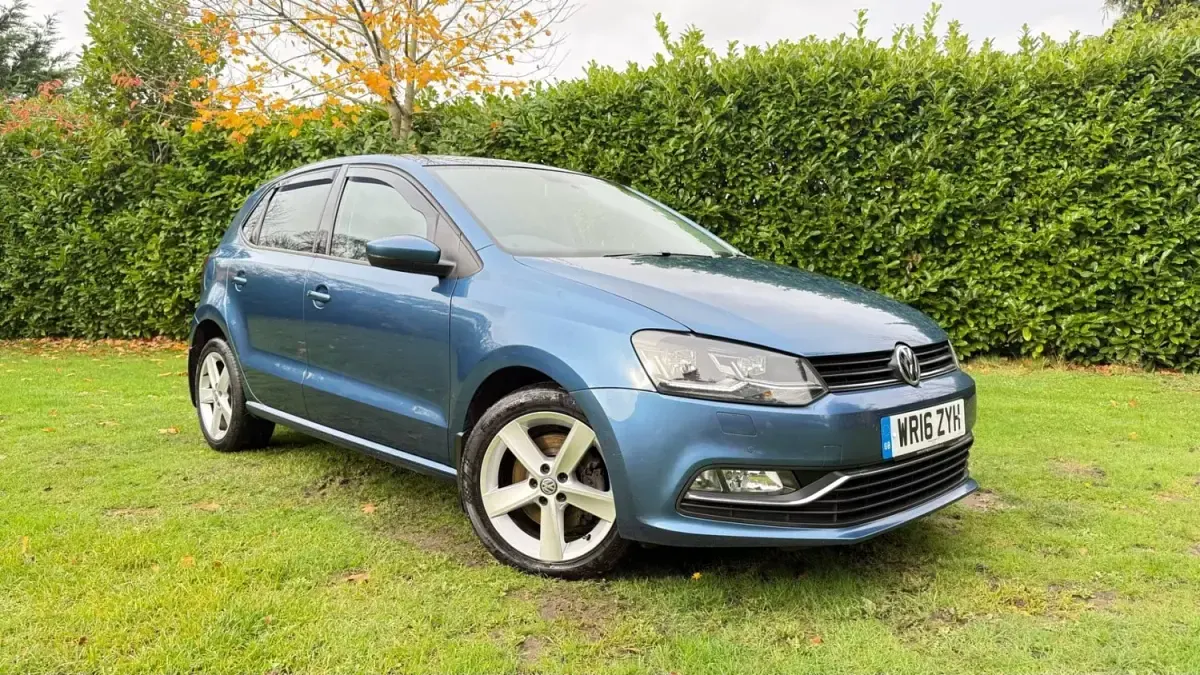 Usado VW Polo SEL 110 HP (80 kW) 2016 Azul Citadino