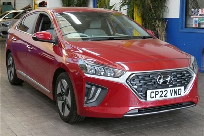 Red Used 2022 Hyundai Ioniq 6 Premium SE Sedan | £17,995 - Image 1/4