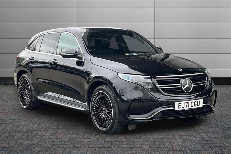 Used Mercedes EQC400 AMG Line Premium Plus 300 kW (408 HP) 2021 Obsidian black SUV
