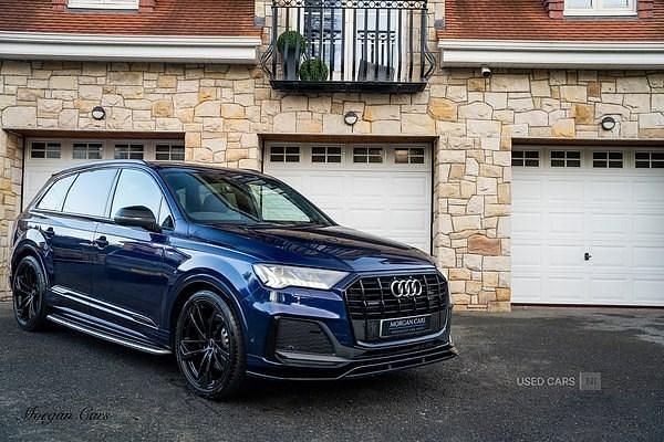 Blue Used 2022 Audi Q7 Black Edition SUV | £42,995 (Fair price) - Image 1/4