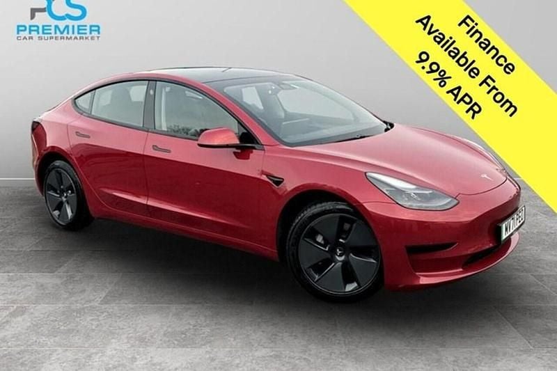 Red Used 2021 Tesla Model 3 Standard Range Sedan | £15,995 (Fair price) - Image 1/1