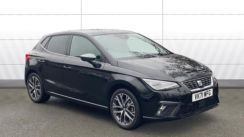 Used Seat Ibiza XCELLENCE Lux 110 HP (80 kW) 2021 Black Hatchback