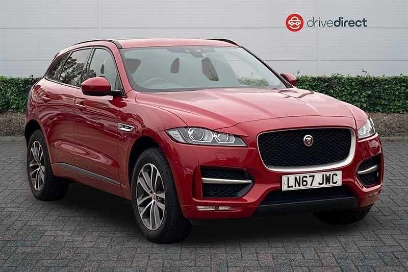 Red Used 2017 Jaguar F-Pace R-Sport SUV | £18,150 (Fair price) - Image 1/4