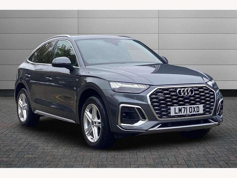 Grey Used 2021 Audi Q5 Sportback S-Line SUV | £31,795 (Fair price) - Image 1/4