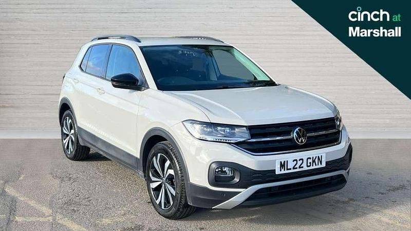Grey Used 2022 VW T-Cross Black Edition SUV | £18,749 (Fair price) - Image 1/4