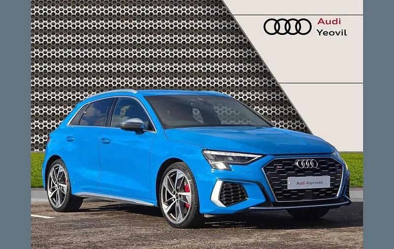 Blue Used 2023 Audi S3 Sportback Comfort Hatchback | £32,995 (Fair price) - Image 1/4