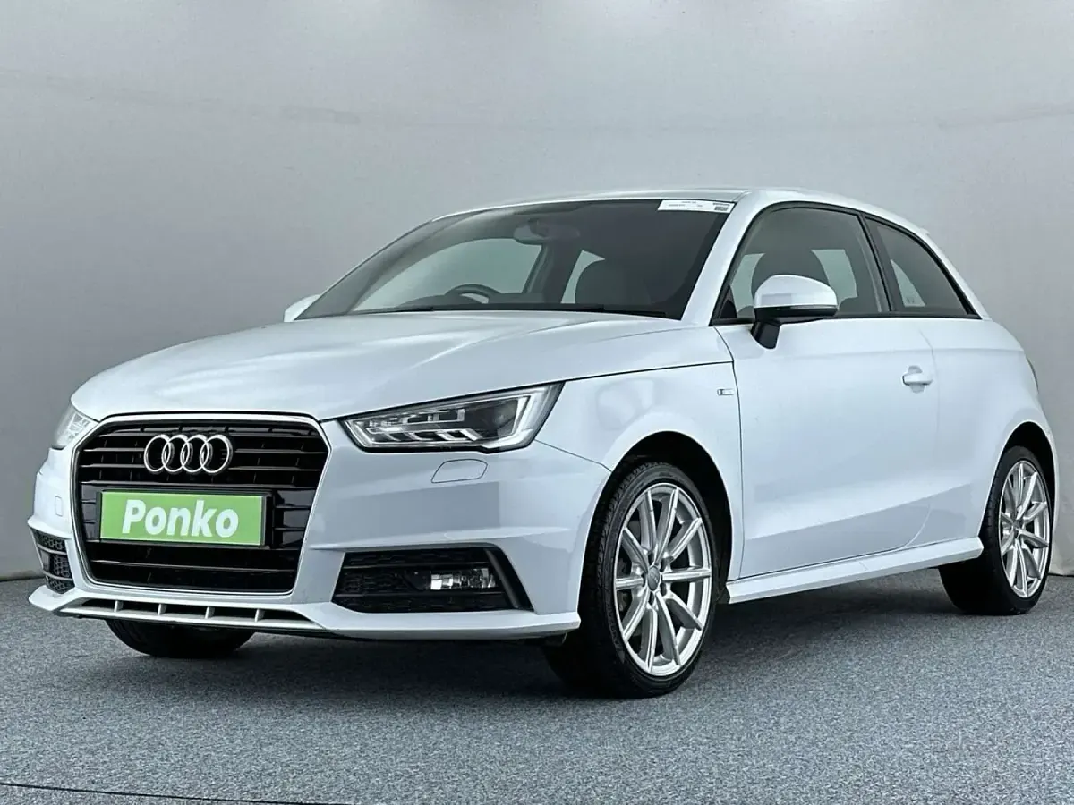 Used Audi A1 S-Line 125 HP (91 kW) 2015 White Hatchback