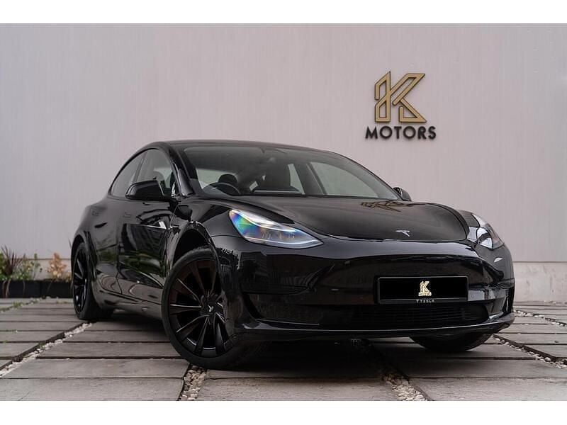 Black Used 2021 Tesla Model 3 Standard Range Sedan | £15,950 (Fair price) - Image 1/4