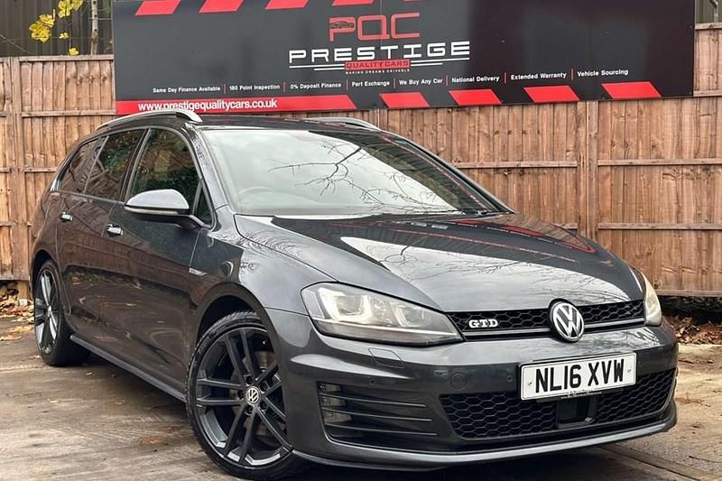 Grey Used 2016 VW Golf VII GTD Estate | £9,495 (Good price) - Image 1/1