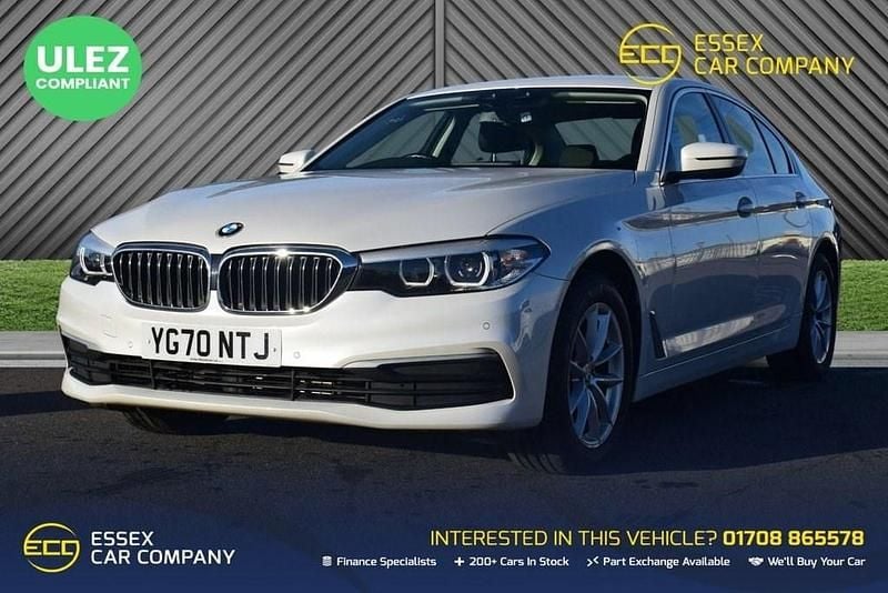 White Used 2020 BMW 520 Comfort Edition Sedan | £21,995 (Good price) - Image 1/4