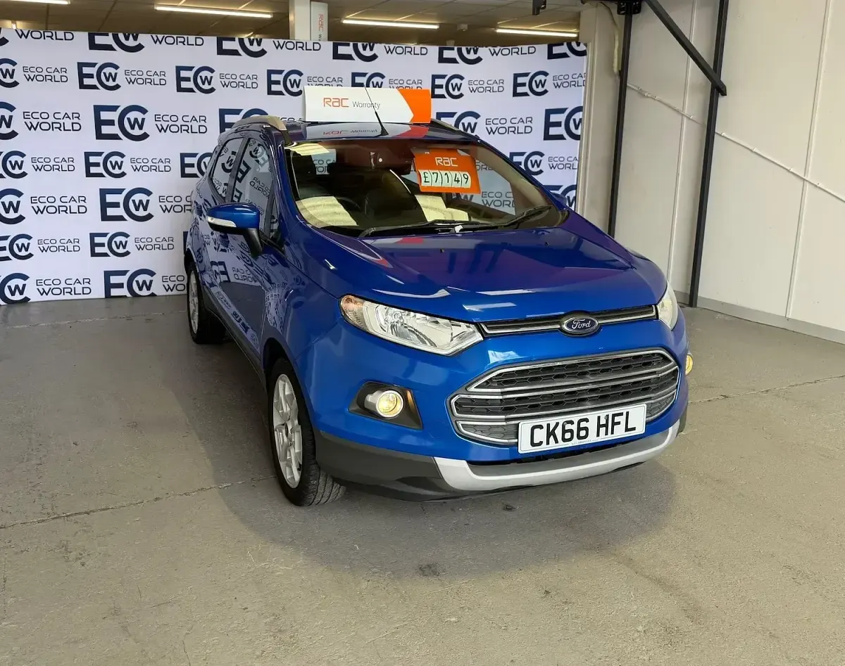 Used Ford Ecosport Titanium 112 HP (82 kW) 2016 Blue SUV