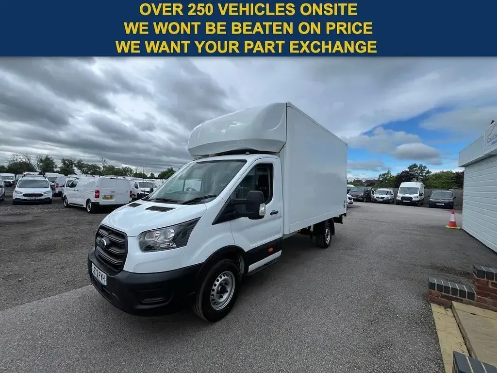 Used Ford Transit S 130 HP (95 kW) 2023 White Cabriolet